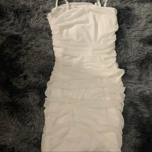 Ruffled bodycon dress